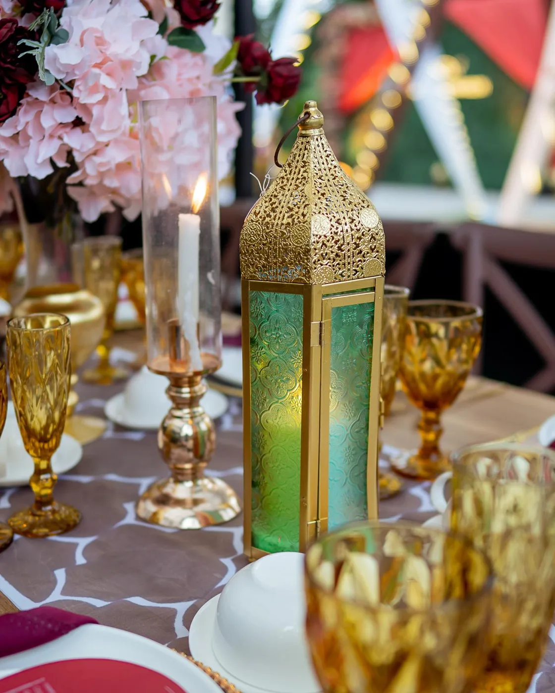 A Moroccan-themed bridal shower