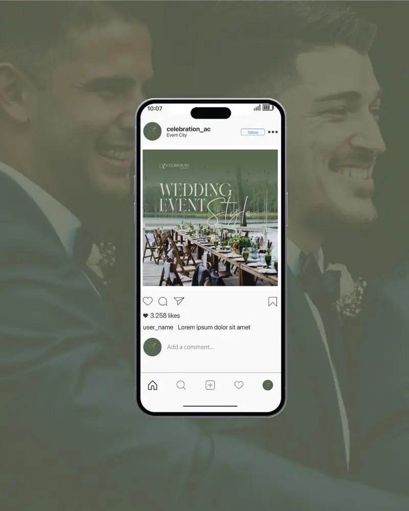 Social content on a phone
